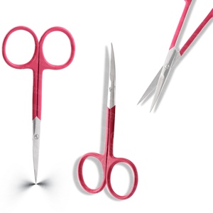 Outil de beauté professionnel OEM en gros, ciseaux à cuticules à pointe fine, acier pur, design incurvé, outil de manucure et de soin des ongles - Product Image 1