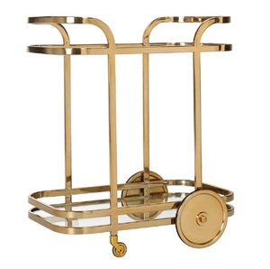 Hotel Restaurante Muebles Metal Bar Carrito Cocina de lujo Antiguo Acero inoxidable Comida Té Carros La mejor calidad. - Product Image 6