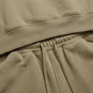 Conjunto de Sudadera con Capucha y Pantalones Deportivos Extra Grandes Personalizados, Chándales Holgados de Gran Peso para Hombre, Estilo Urbano, Color Personalizado - Product Image 5