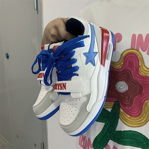 <span class=keywords><strong>Sneakers</strong></span> Retrò da Donna <span class=keywords><strong>con</strong></span> Suola Spessa e Decorazione a <span class=keywords><strong>Stella</strong></span>, Calzature Sportive Quotidiane Alla Moda per Studentesse, Disponibili all'Estero - Product Image 6