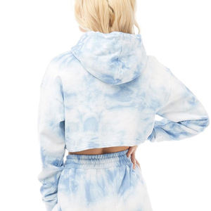 Ensemble de sweats à capuche courts de haute fabrication pour l'extérieur ensemble de sweats à capuche courts pour femmes, vêtements décontractés de qualité supérieure - Product Image 3