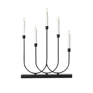 Soporte de candelabro de Metal Vintage más vendido, diseños creativos para el hogar, boda, Hierro de alta calidad, decoración navideña hecha a mano de La India - Product Image 5