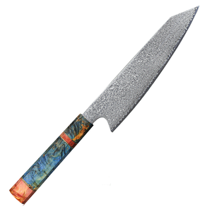 Vente en gros de commandes en vrac personnalisées OEM ODM Service couteau de chef professionnel fait main couteau de cuisine couteau damas en bois de couleur - Product Image 1