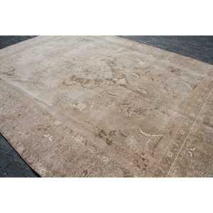 Tapis turc surdimensionné de 9,3 x 12,4 pieds, tapis marocain vintage brun - Product Image 2