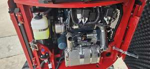 Mini-excavatrice UHI 14hp avec moteur Kubota UME12P, bras oscillant et chenilles extensibles BRST pour vos travaux, tractable - Product Image 6