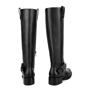Bottes en cuir d'équitation de service OEM les plus vendues Produits équestres Bottes en cuir d'équitation pour adultes - Product Image 3