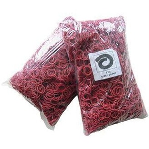 WIHED 20mm Red <b>Rubber</b> Ring 1000g Pack for Household Use - Product Image 1
