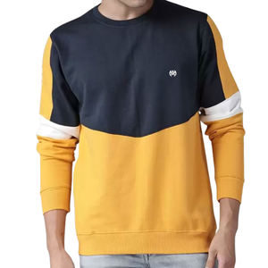 Sweat-shirt en molleton 100% coton de qualité supérieure pour hommes, coton mélangé de base pour une utilisation toute l'année en hiver et en été - Product Image 1