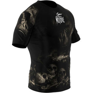 Rashguard OEM ODM Rash Guard Hombres Sublimación Impreso Spandex Bjj Rash Guard Gimnasio Surf Buceo Rashguard Camisas de compresión MMA - Product Image 4
