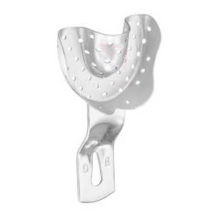 Plateaux d'empreinte dentaires supérieurs et inférieurs en acier inoxydable plateaux d'empreinte dentaire Instruments supérieurs et inférieurs - Product Image 4