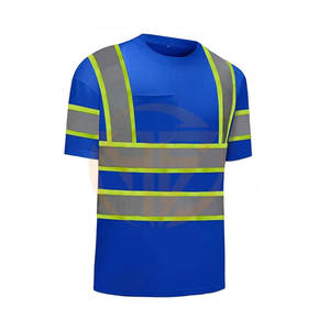 Camiseta de Seguridad Reflectante de Alta Visibilidad 2025, Personaliza Tu Logotipo, Ropa de Trabajo Protectora de Manga Corta, Camisa Impermeable para Construcción - Product Image 2