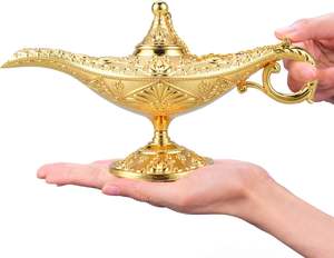 Lampe magique en laiton du génie - Product Image 5