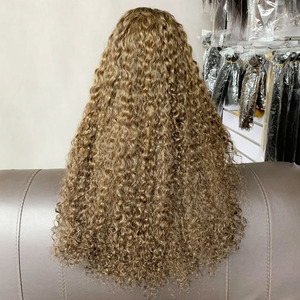 Trendy 26 - Inches Longer <b>5</b>*<b>5</b> Human Hair Wigs 4 - Colored Strands, Embrace a Modern and <b>Playful</b> Vibe - Product Image 4