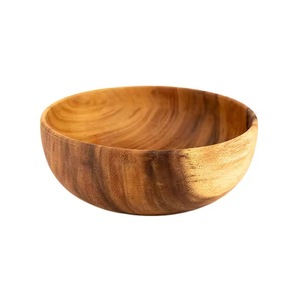 Tazón de Madera de Acacia Seleccionada, Acabado Refinado, Estructura Duradera, Apto para Alimentos, Ecológico, Apto para Lavavajillas, Personalizable - Product Image 1
