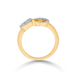 Anillo de Corazón de Oro y Diamantes - Product Image 4