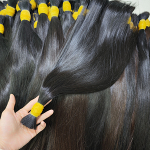 Extensiones de cabello crudo vietnamita 100% más vendidas, cabello fino a granel de alta calidad, cutícula completa recta 2025, venta al por mayor - Product Image 1