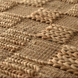 Handmade Natural <b>Jute</b> Abstract Eco-Friendly Flat Weave Modern Prayer <b>Rug</b> Durable Textured Extra Thick Area <b>Rug</b> Living Room - Product Image 5