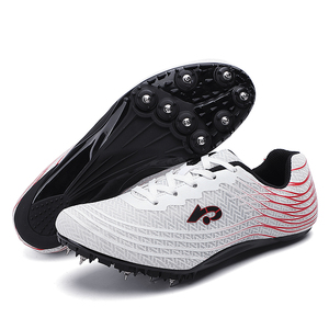 Chaussures de sport à crampons personnalisées unisexe en maille pour femmes et hommes, idéales pour la course et l'<span class=keywords><strong>athlétisme</strong></span> – Vente en gros - Product Image 3