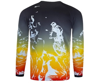 Maillot de course à manches longues pour homme, haute performance, hiver, grande taille, séchage rapide, confortable, % polyester - Product Image 2