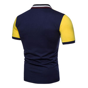 เสื้อยืดผู้ชายเสื้อโปโลฟิตเนสเสื้อคอกลมผ้าฝ้าย100% ระบายอากาศและสปอร์ตหลากสี - Product Image 2