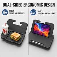 Table de Voiture Pliable Multifonctionnelle Carfu pour Intérieur de Voiture, Plateau de Volant, Accessoire Portable
