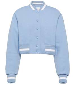 Chaqueta de Béisbol Corta para Mujer, Transpirable, Ecológica, Resistente al Viento, Ropa de Exterior, Chaqueta Universitaria con Logotipo Bordado Personalizado - Product Image 1