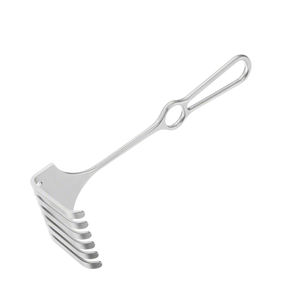 เครื่องดึงกลับ Senn retractor 255มม. 10 "แบบ6ง่ามลึกแบบทู่ลึกความลึก70มม. กว้าง70มม. - Product Image 6