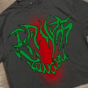 T-shirt Homme Coupe Droite Col Rond Coton/Polyester Épais Personnalisable Impression Sérigraphique Tricoté Respirant Décontracté Streetwear - Product Image 5