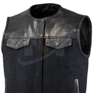 Fashion Wear 2025 gilets en cuir respirant respirant personnalisé bonne qualité gilets en cuir de conception supérieure - Product Image 5