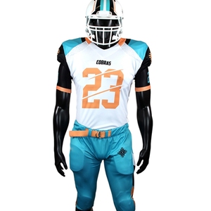 Conjunto de uniformes de fútbol americano, Jersey personalizado de sarga, Mejor Equipo Juvenil - Product Image 5