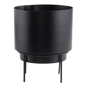 Support décoratif en métal pour fleurs avec jardinière Couleur or Lot de 3 support pour pots de fleurs intérieur/extérieur en métal et support au sol - Product Image 3