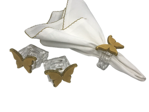 Anneaux de serviette en verre acrylique d'alliage de couleur multiple pour décoration de mariage Vente directe d'usine de logo personnalisé - Product Image 6