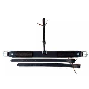 Alta calidad Western Horse Cinch Horse Racing Basket Weave Acolchado Cuero Circunferencia Flanco Sillín Billets Precio - Product Image 5