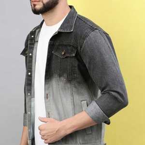 Offre spéciale confortable veste en jean pour hommes respirant matériau durable tenue décontractée veste en jean pour hommes avec un prix raisonnable - Product Image 5