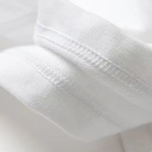 Échantillons gratuits de t-shirts à épaules tombantes en coton blanc bon marché et fin T-shirt personnalisé directement sur le vêtement pour hommes - Product Image 3