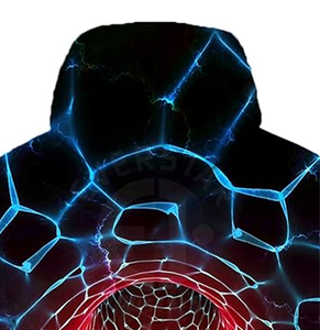 Precios al por mayor 3D Impreso Sudadera con capucha para hombres Etiqueta privada Sudadera con capucha de gran tamaño OEM Directo de fábrica - Product Image 5