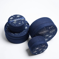 Boîte de Luxe Personnalisable Broderie de Paillettes Saint-Valentin Emballage pour Chocolats Tissu Acrylique Brodé à la Main pour Noix de Pécan Macarons