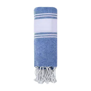 Serviette de plage en coton recyclé - Écologique et durable - Product Image 1