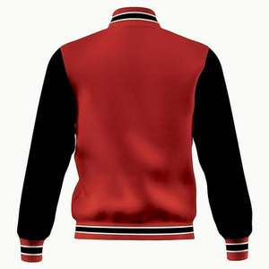 Men's Fashion Varsity <b>Jacket</b> Casual Regular Fit Letterman <b>Baseball</b> <b>Bomber</b> <b>Jackets</b> Fleece - Product Image 3