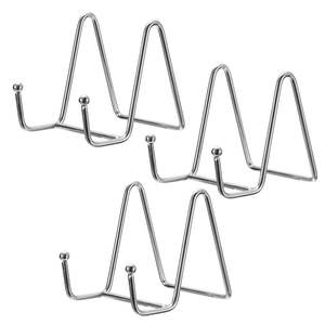 Classic Iron <b>Plate</b> Stand Standard Design Kitchenware Storage <b>Rack</b> Holder Decorative Countertop for Home Restaurant Table 100pcs - Product Image 1