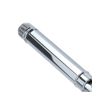 มีดโกนนิรภัยสำหรับโกนหนวดแบบสองขอบมีดโกนสแตนเลสมืออาชีพใบมีดโกนสีเงินสีเงินใบมีดเพื่อความปลอดภัยทำจากทองเหลือง - Product Image 5