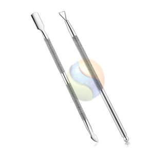 Empujador de Cutículas de Acero Inoxidable de Doble Extremo Premium, Herramienta de Belleza con Logotipo Personalizado, Empujador de Cutículas Profesional de Acero Inoxidable - Product Image 2