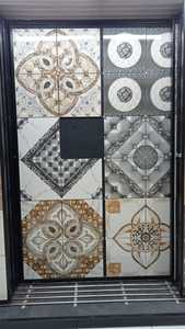 Baldosas de cerámica de alta calidad de 400x400mm para uso en exteriores, área de estacionamiento, acabado antideslizante, colección de diseño exclusivo de ladrillos refractarios - Product Image 6