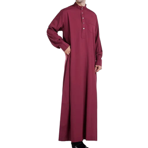 Thobe pour la prière Ramadan et Eid, Jubba islamique à manches longues pour un usage quotidien et formel, vente en gros de thobes islamiques pour hommes sur mesure - Product Image 6