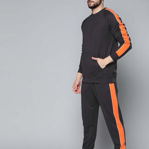 Último diseño de Personalización completa sólido Palin en blanco hombres sudadera y jooger Sweatsuit - Product Image 4