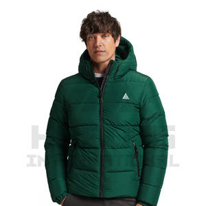 Winter Men's <b>Bubble</b> Jacket Puffer <b>Top</b> Quality Lightweight Zipper up Hooded Puffer Jackets Fashion Style Men's Puffer Jacket - Product Image 1