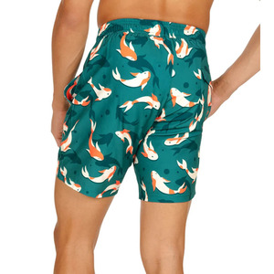 Shorts de Baño para Hombre, Ecológicos, de Verano, para Playa y Surf, de Tela de Lona, con Cierre de Cordón, Secado Rápido, Transpirables, Antiarrugas, Talla Grande - Product Image 3