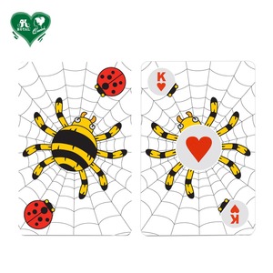 Naipes de Plástico Transparente con Diseño de Araña de Dibujos Animados, Impermeables, 54 Cartas, Personalizables - Product Image 2