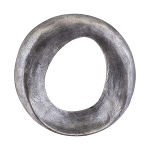 Sculpture de panneau mural rond moderne Design abstrait Art en métal pour la décoration de la maison et du bureau Salon haut en aluminium durable - Product Image 1