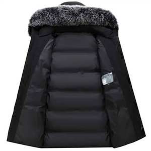 Unisex <b>Heavy</b> <b>Duty</b> Bubble Puffer Camouflage Eco-Friendly Quilted Winter Coat Jacket <b>Zipper</b> Hooded Outerwear Insulated - Product Image 1
